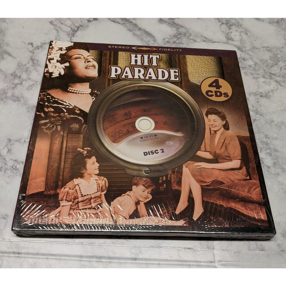 Stereo Fidelity Hit Parade Songs from the 1950's 4 CD Limited Edition Set SEALED - Picture 1 of 3